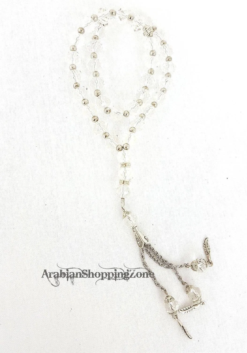 10mm Masbaha Crystal Prayer Beads 33