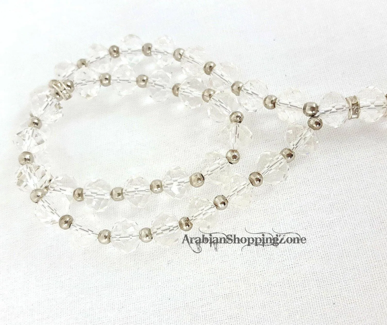 10mm Masbaha Crystal Prayer Beads 33
