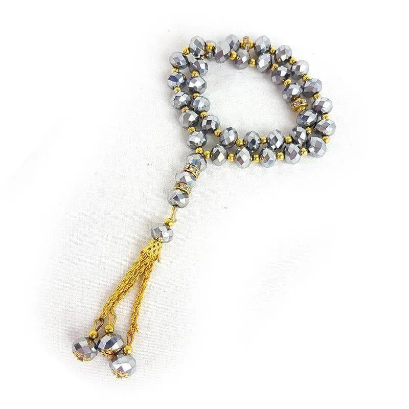 10mm Masbaha Crystal Prayer Beads 33