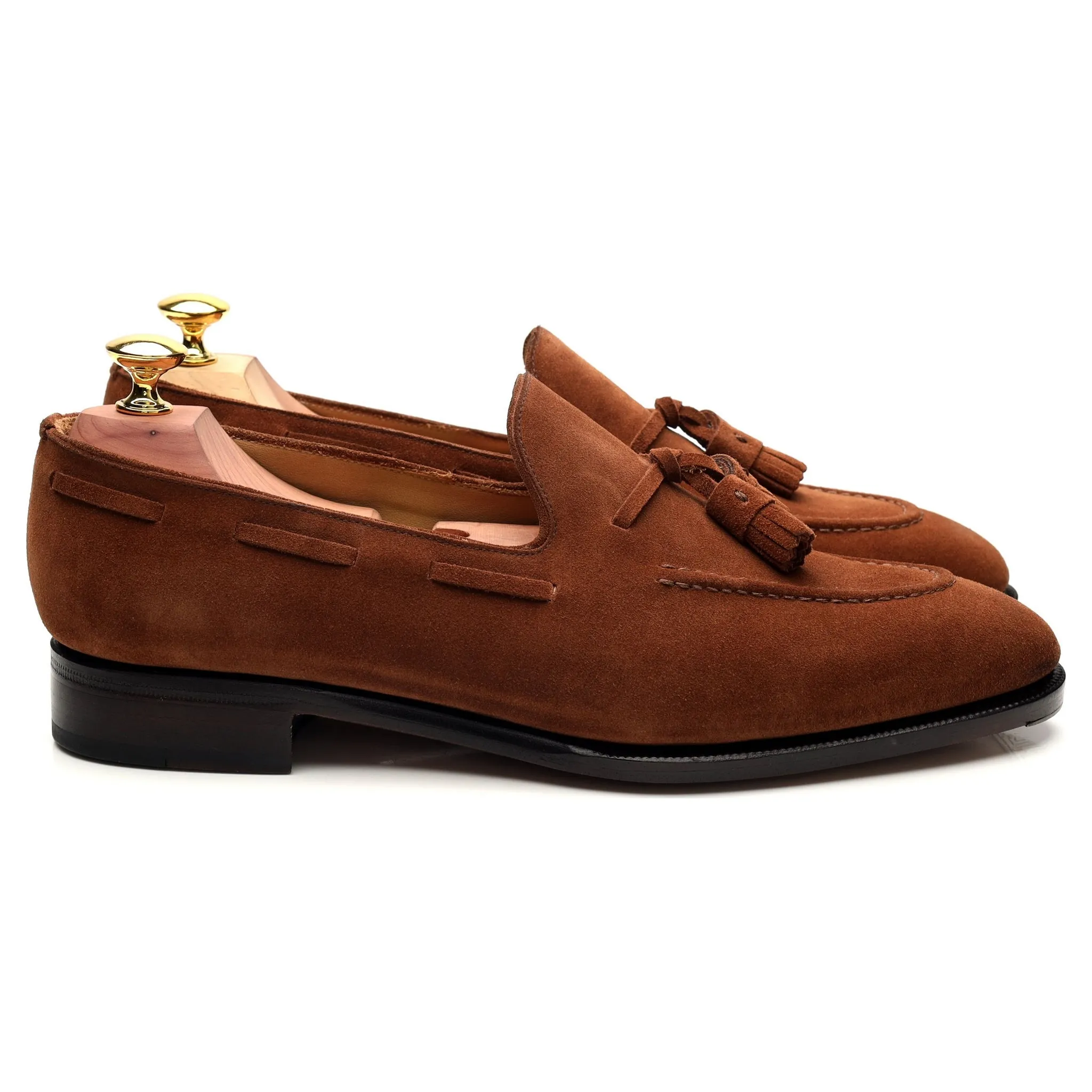 '144 Artista' Brown Suede Tassel Loafer UK 7.5 F