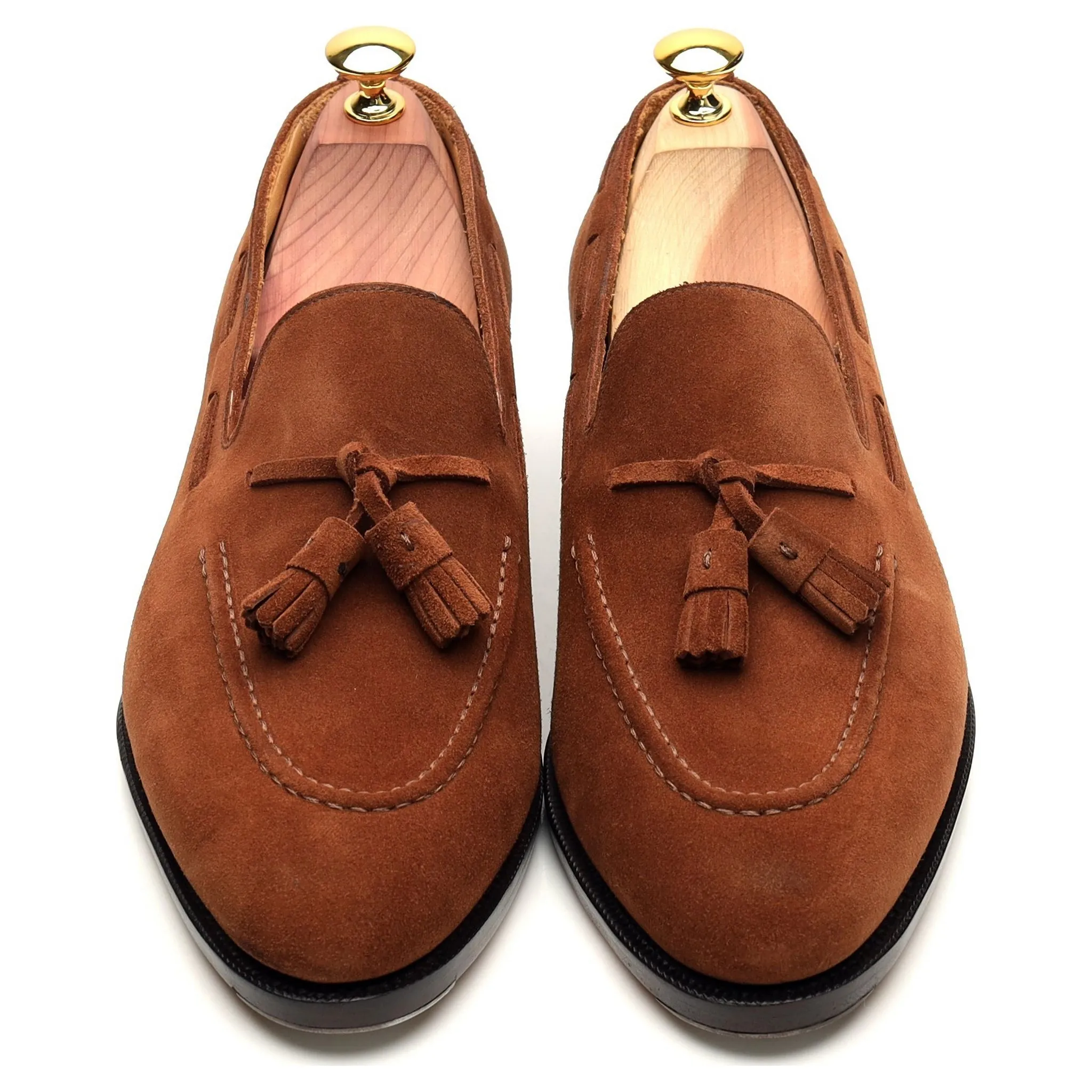 '144 Artista' Brown Suede Tassel Loafer UK 7.5 F