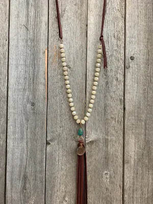 14800 Opal Crystal, Indian Penny, Turq, & Tassel