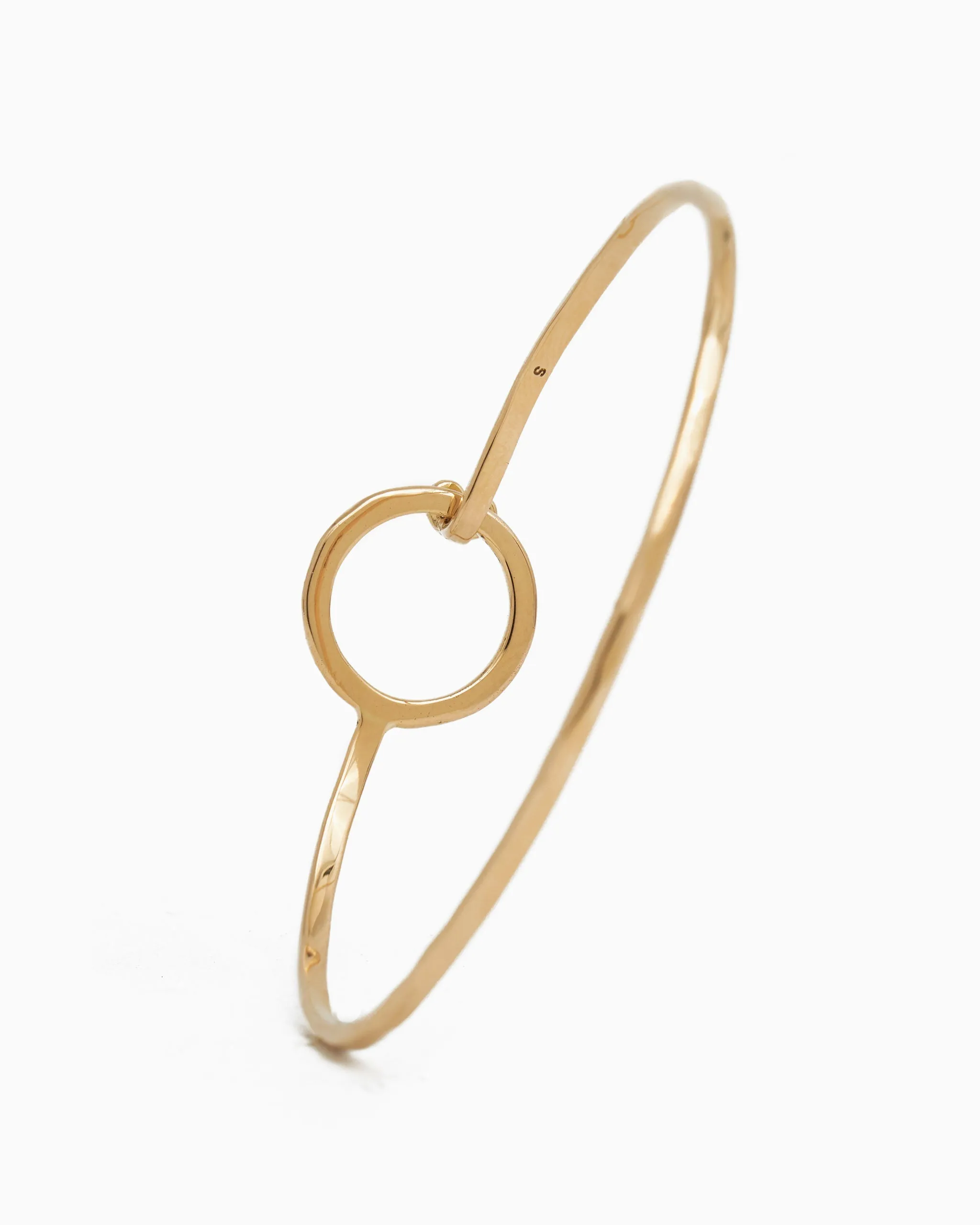 14K Gold One Love Hook Bracelet