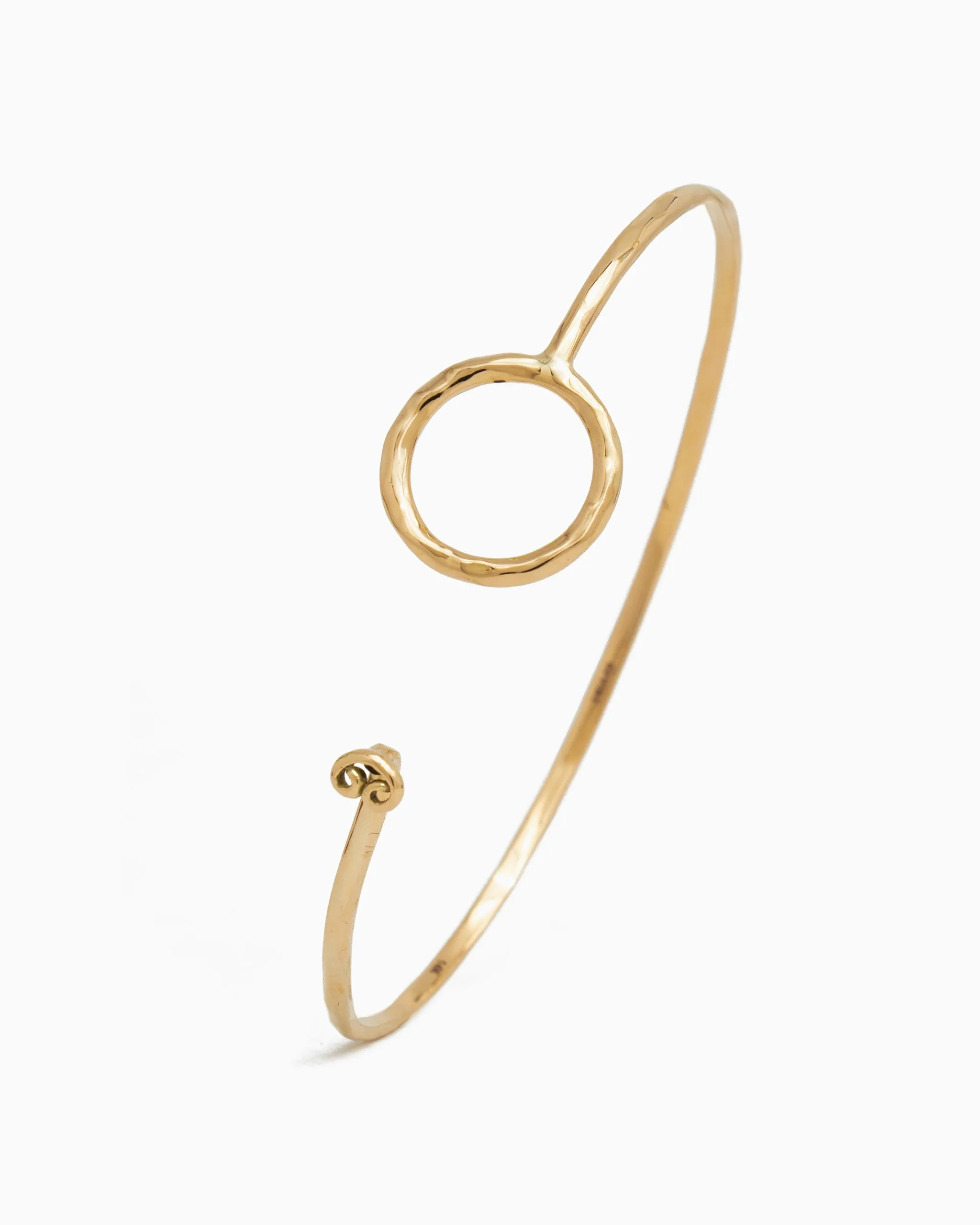 14K Gold One Love Hook Bracelet