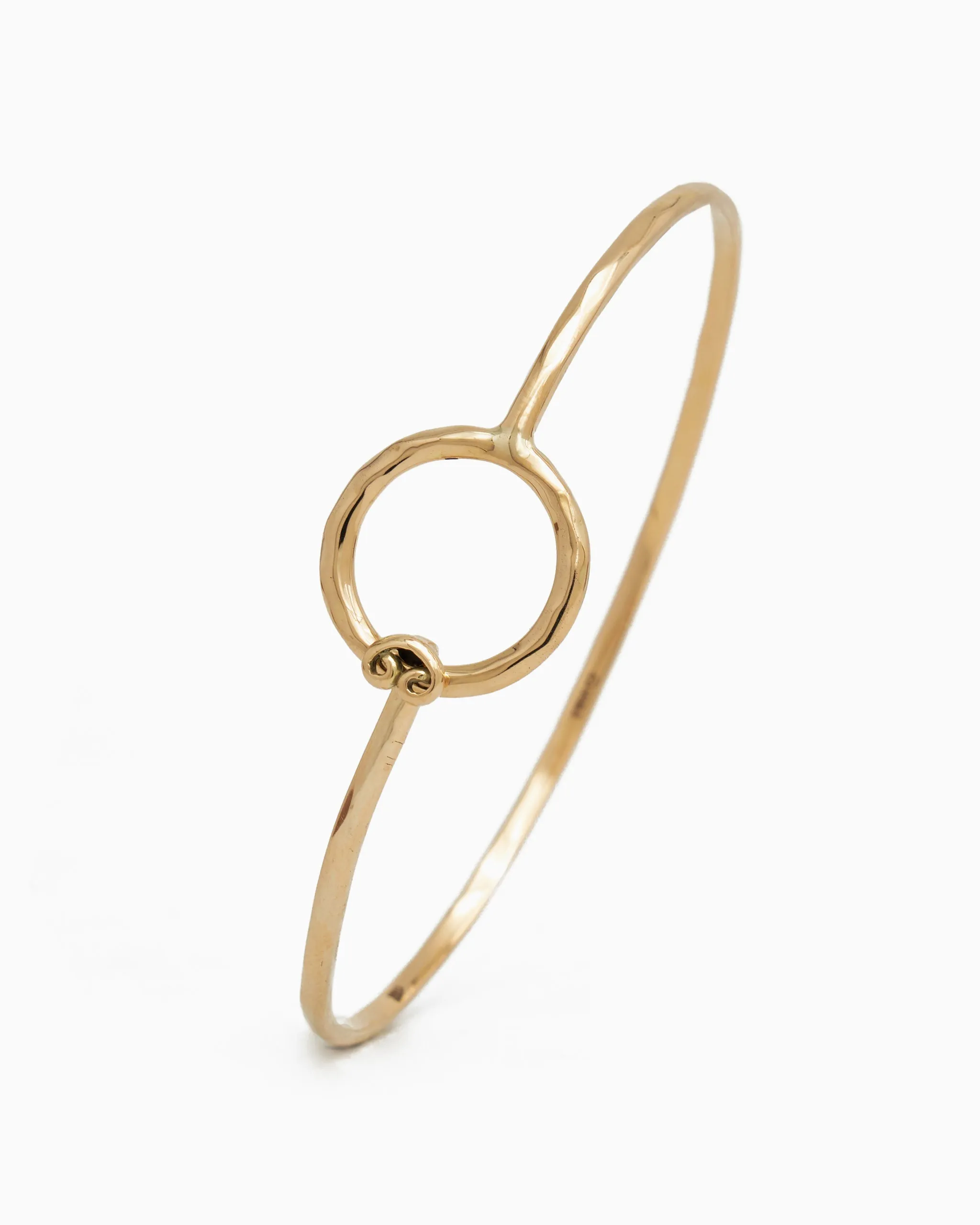 14K Gold One Love Hook Bracelet