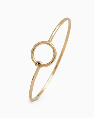 14K Gold One Love Hook Bracelet