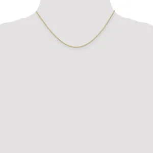 14k Yellow Gold Solid 1.2mm Cable Chain w/ Lobster Clasp - Various Lengths