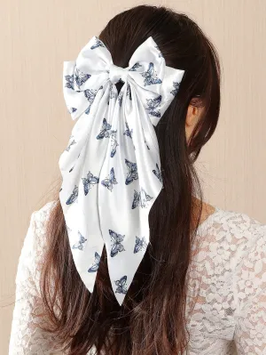 1pc Bowknot Ribbon Hair Clip Headwear- FD ⚡