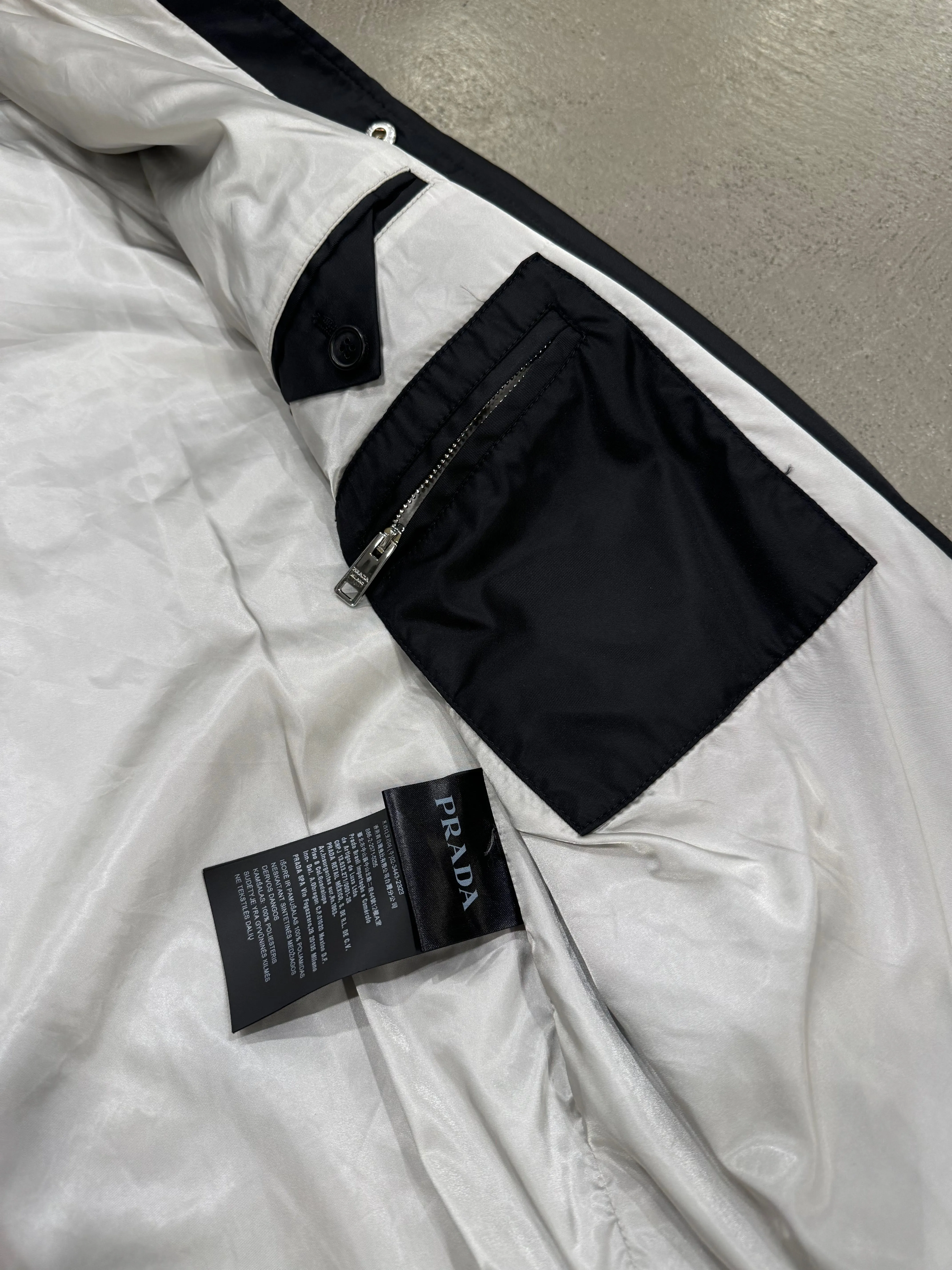 2020s Prada nylon jacket with adjustable hem
