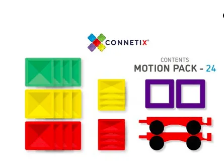 24 Piece Rainbow Motion Pack