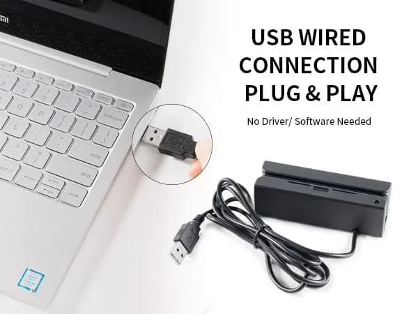3 Tracks Magnetic Stripe Card Reader MSR100