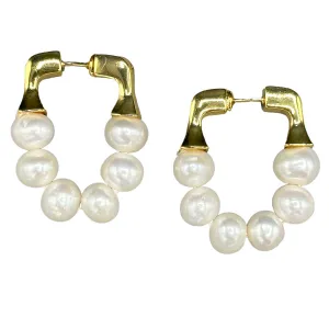 348-01-G | CONTEMPORARY HOOPS ON GOLD