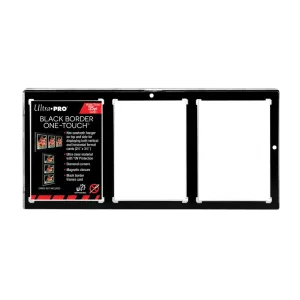 35PT 3-Card Black Border UV ONE-TOUCH Magnetic Holder