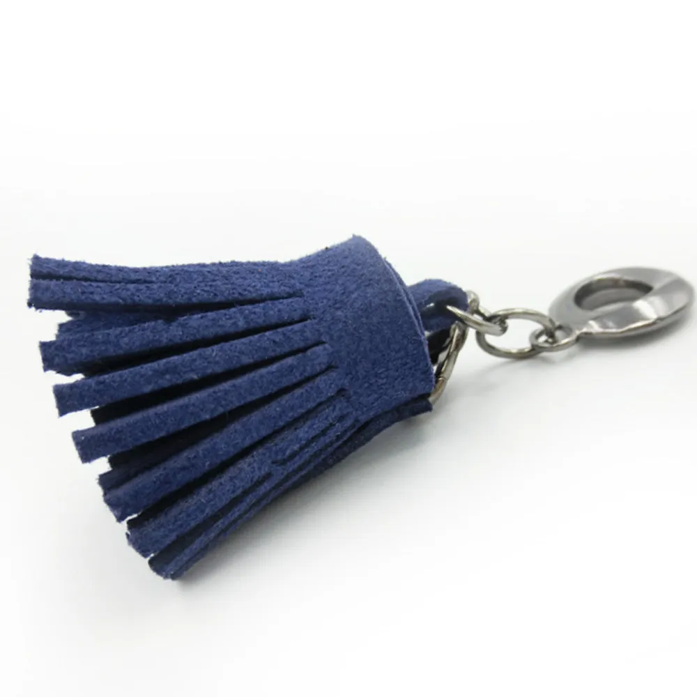 3CM Fiber Tassel Artificial Leather Tassel Fringe Tassels cute fat tassel DIY jewelry Accessories Pendent Charms Findings gray 10pcs