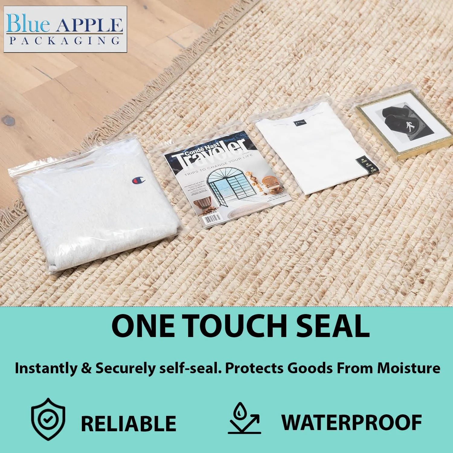 3X3 inches Reclosable Poly Bags with Hang Hole 2 Mil (LDPE) Single Track Zipper