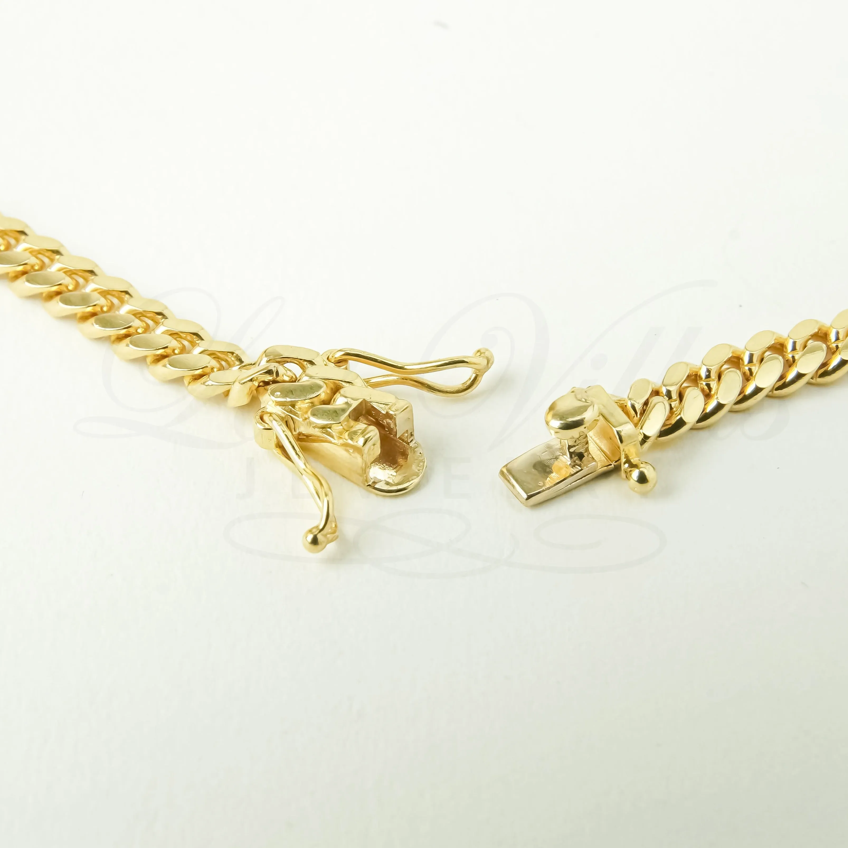 4mm machine-made solid Cuban Link Chain in 14K Gold