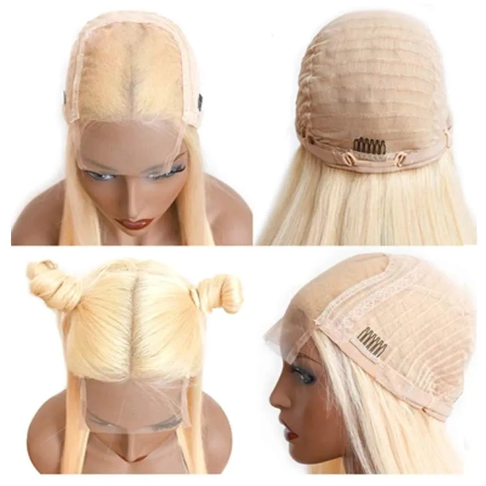 613  4x4 HD Lace Closure Wigs Straight Lace Frontal Human Hair Wigs MYLOCKME