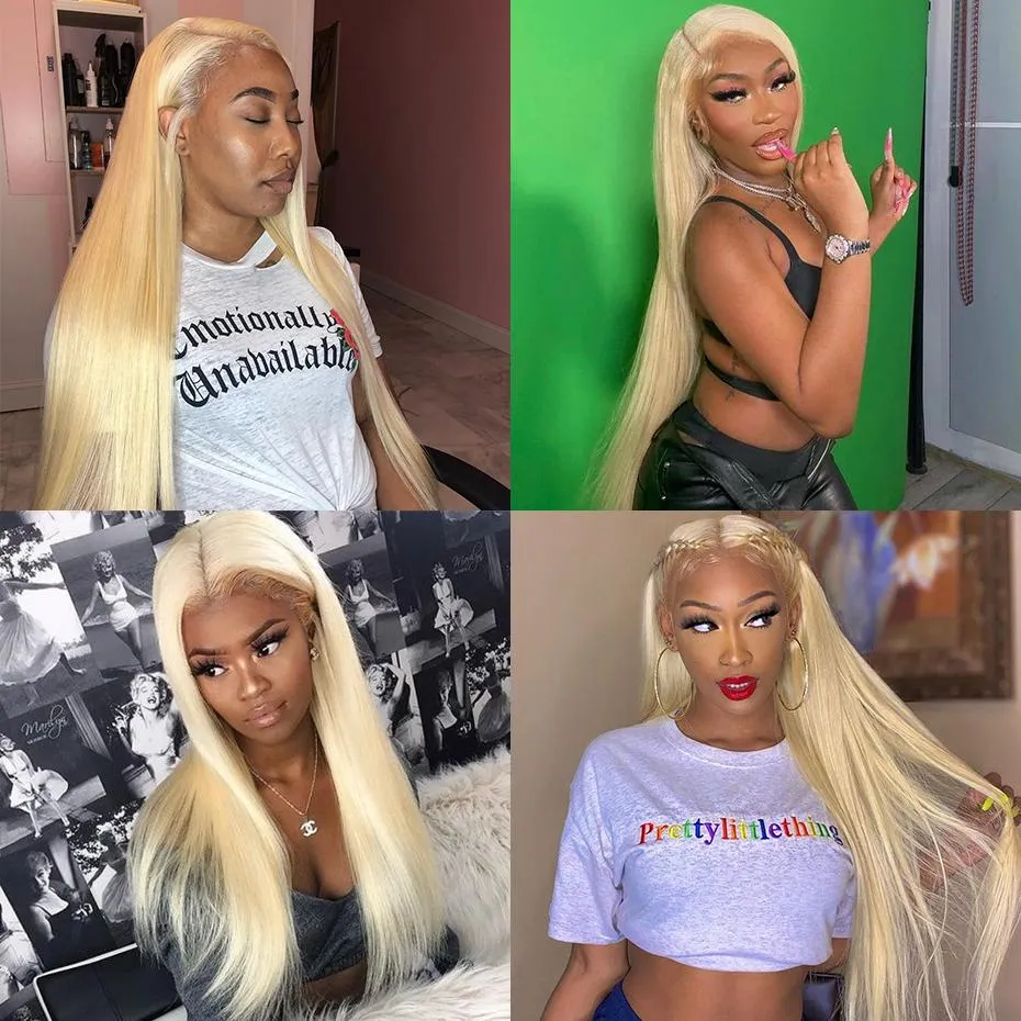613  4x4 HD Lace Closure Wigs Straight Lace Frontal Human Hair Wigs MYLOCKME