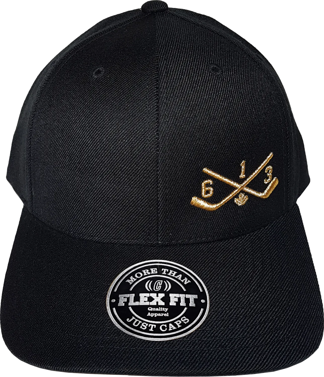 613 FLS Sticks Black & Metallic Gold Adjustable Snap