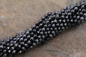6X6mm Magnetic Hematite Bicone Mh45