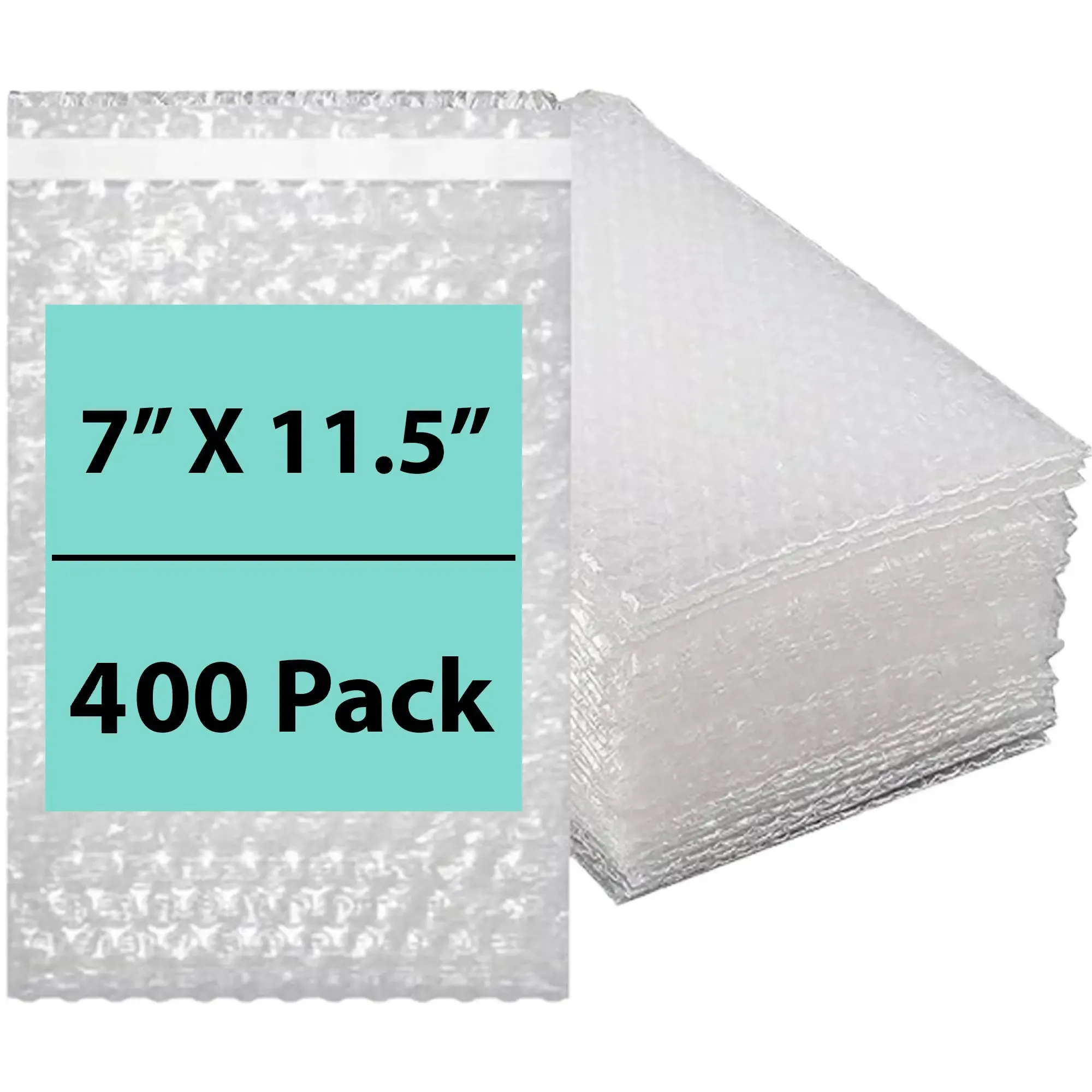 7X11.5 inches Bubble Wrap Bags Self seal pouches Shipping Supplies