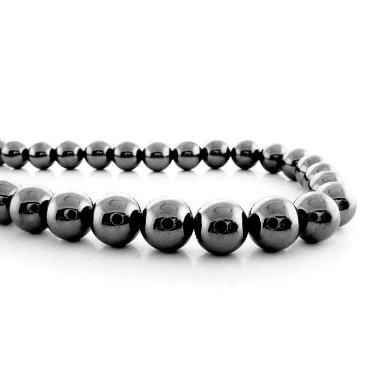 8mm Magnetic Hematite Round Mh39