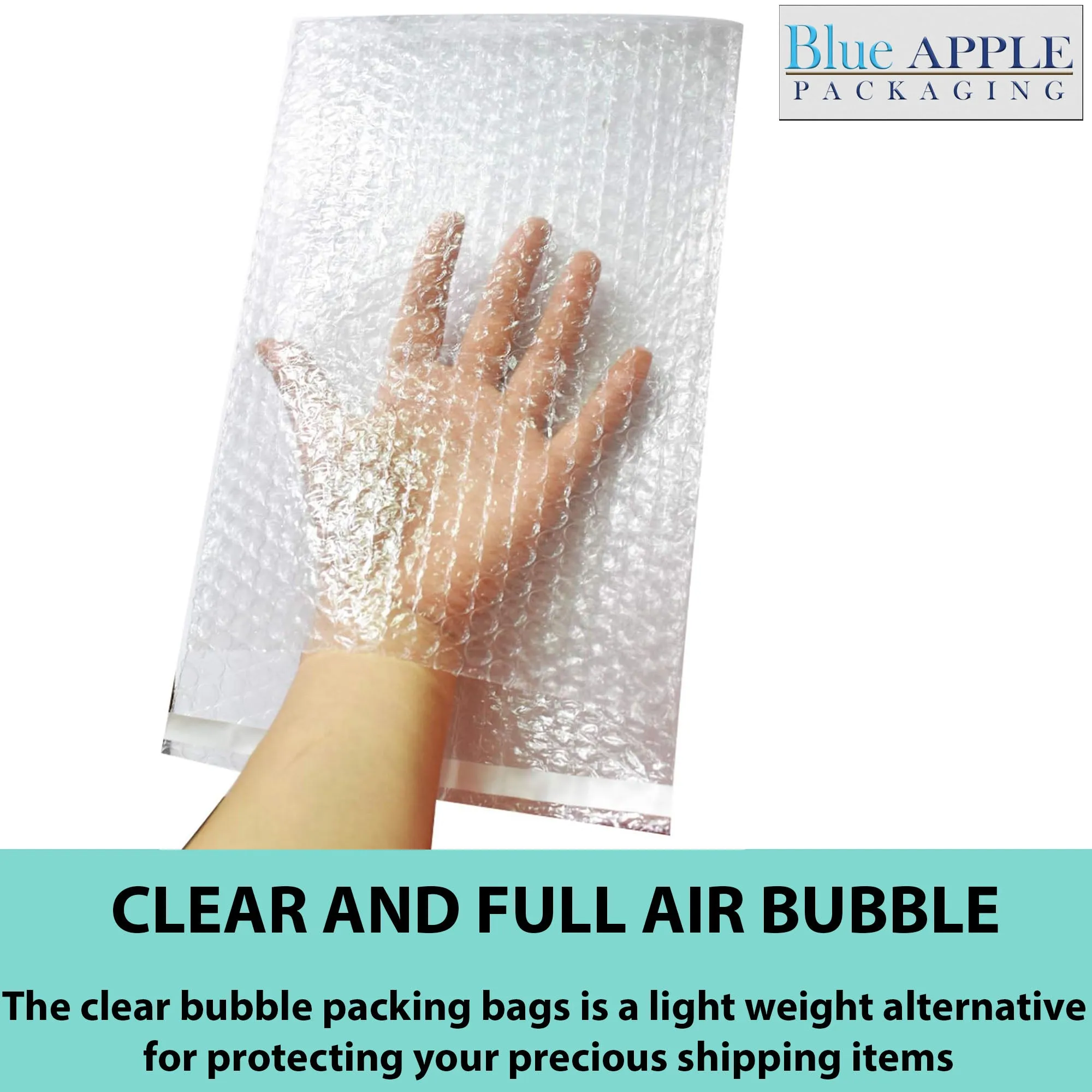 8X17.5 inches Bubble Wrap Bags Self seal pouches Shipping Supplies