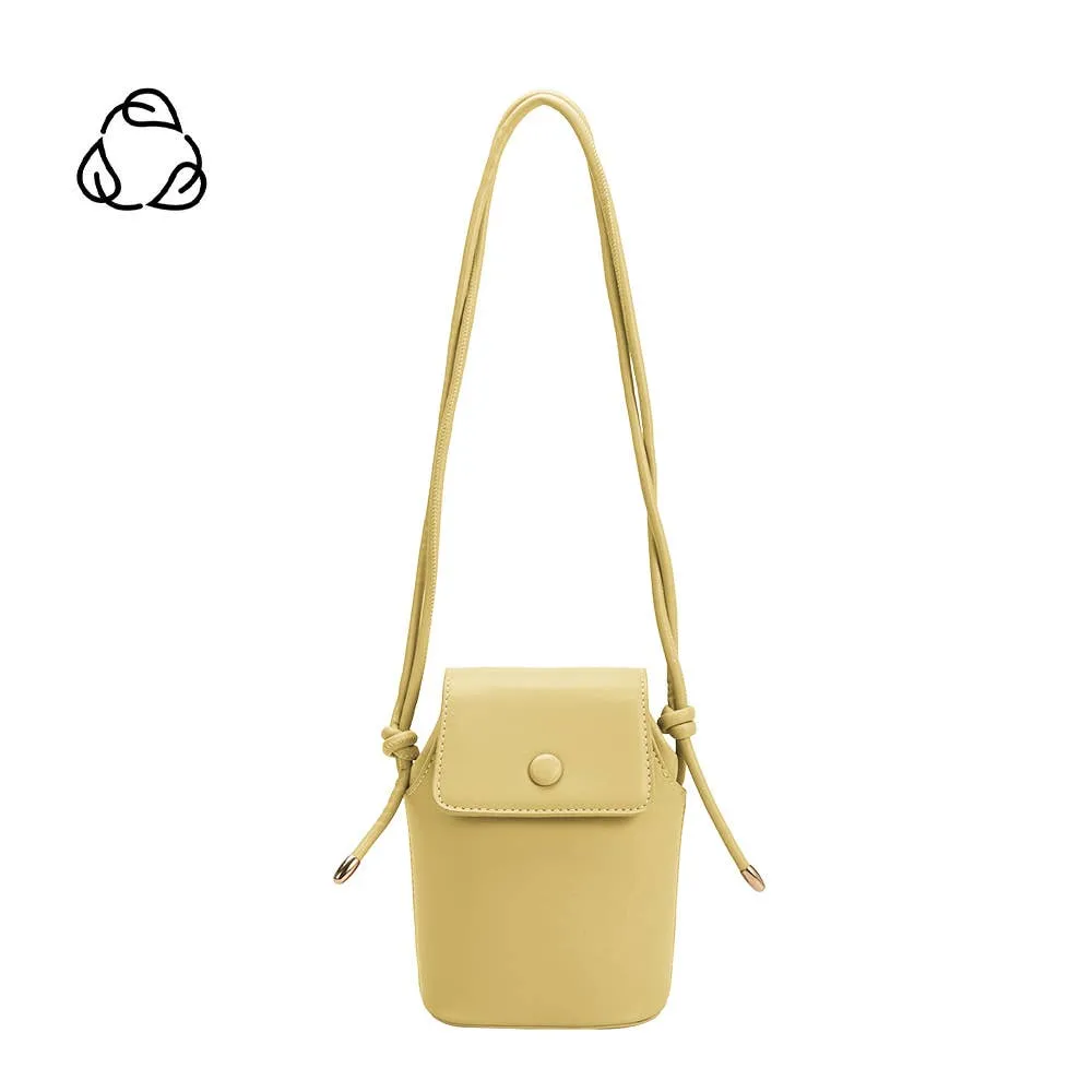 Abigail Yellow Recycled Vegan Crossbody Bag