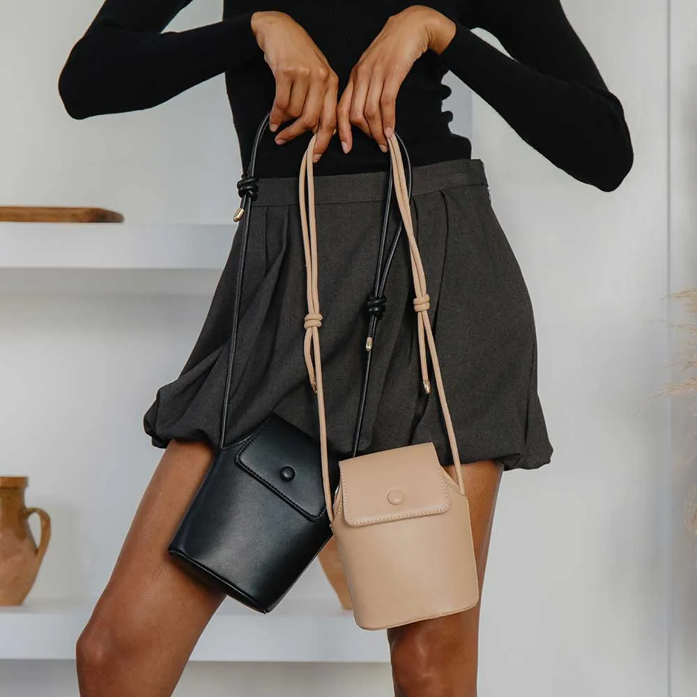 Abigail Yellow Recycled Vegan Crossbody Bag