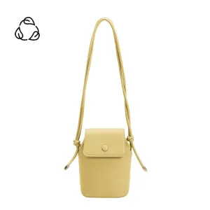 Abigail Yellow Recycled Vegan Crossbody Bag