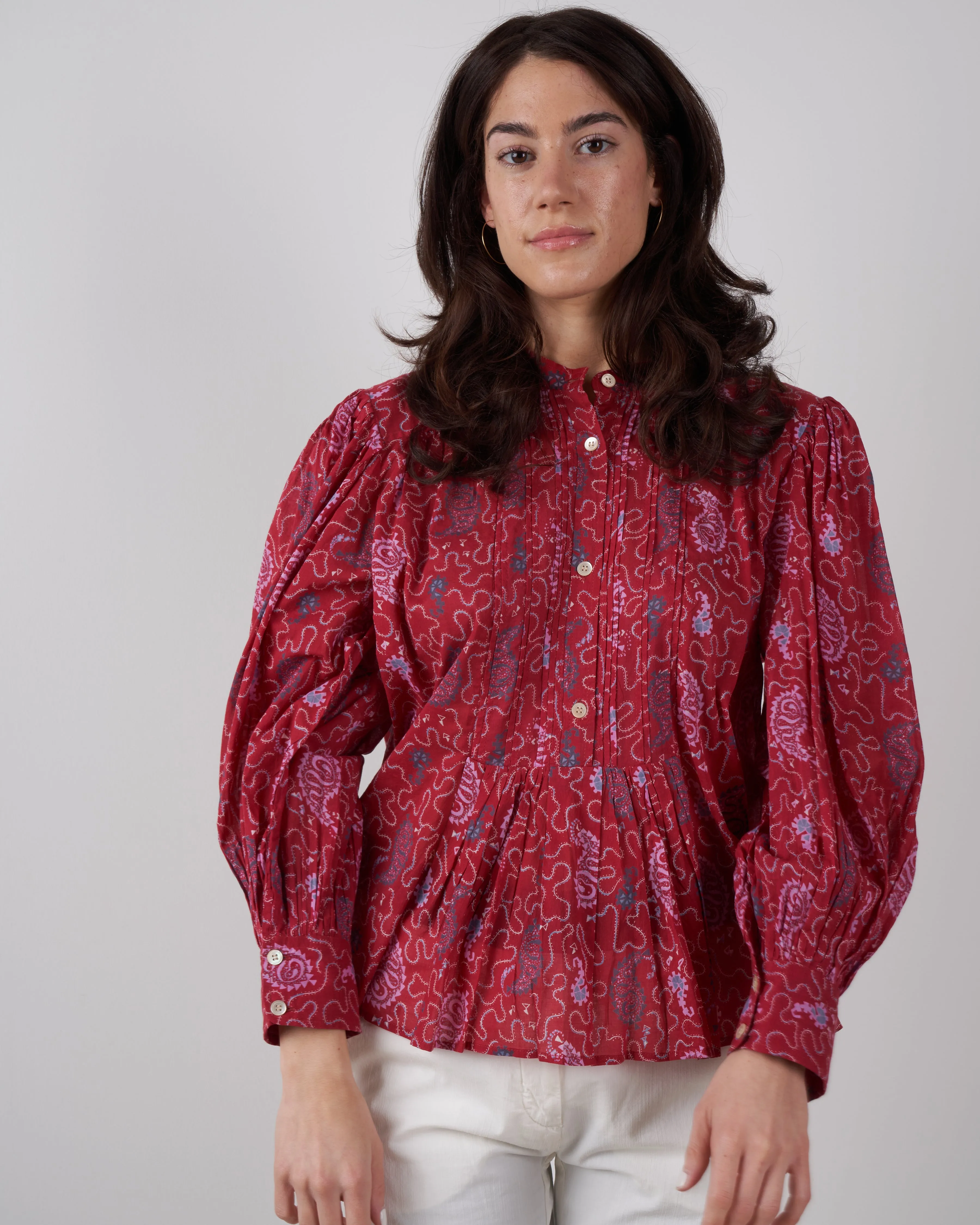 adigra shirt - red
