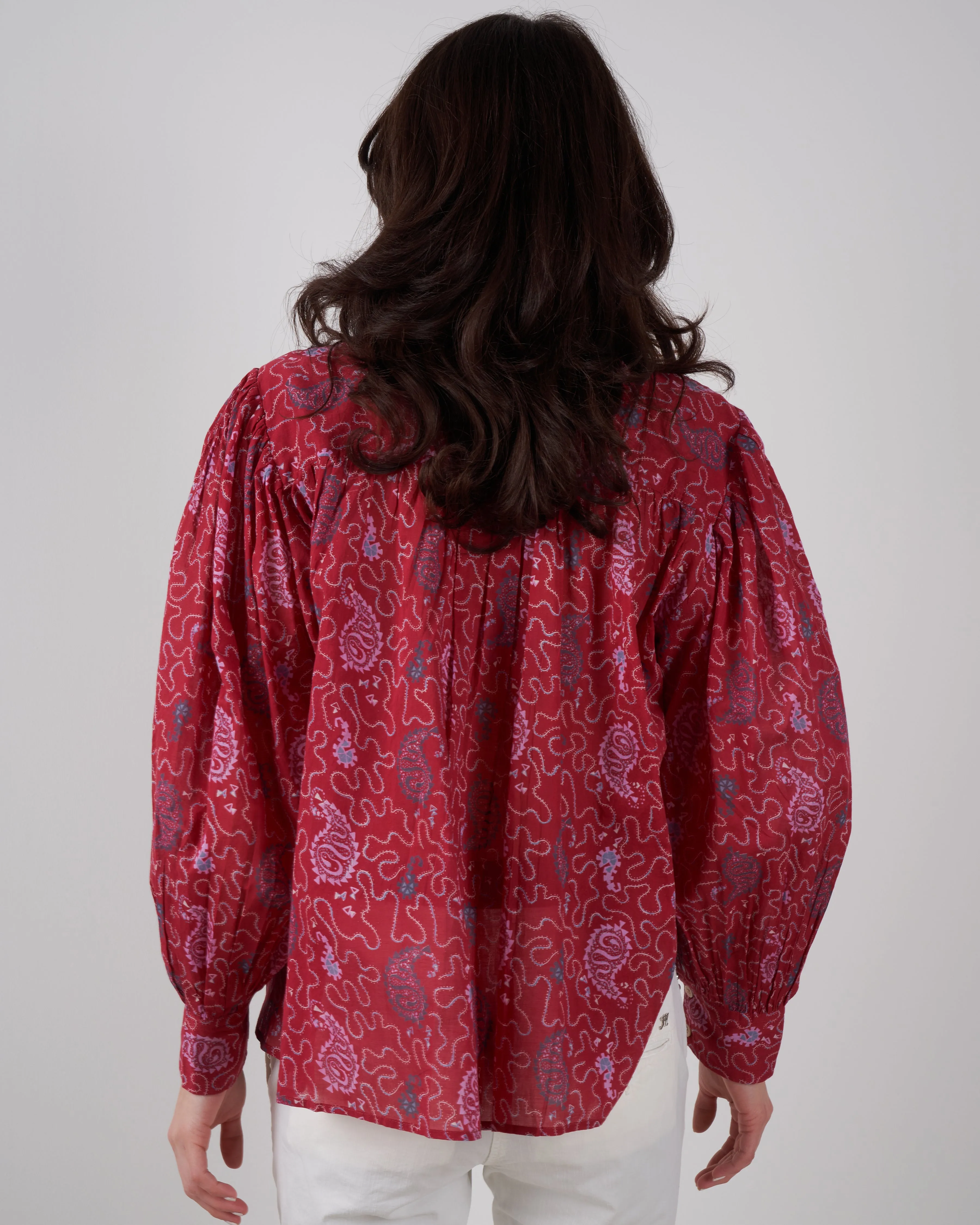 adigra shirt - red