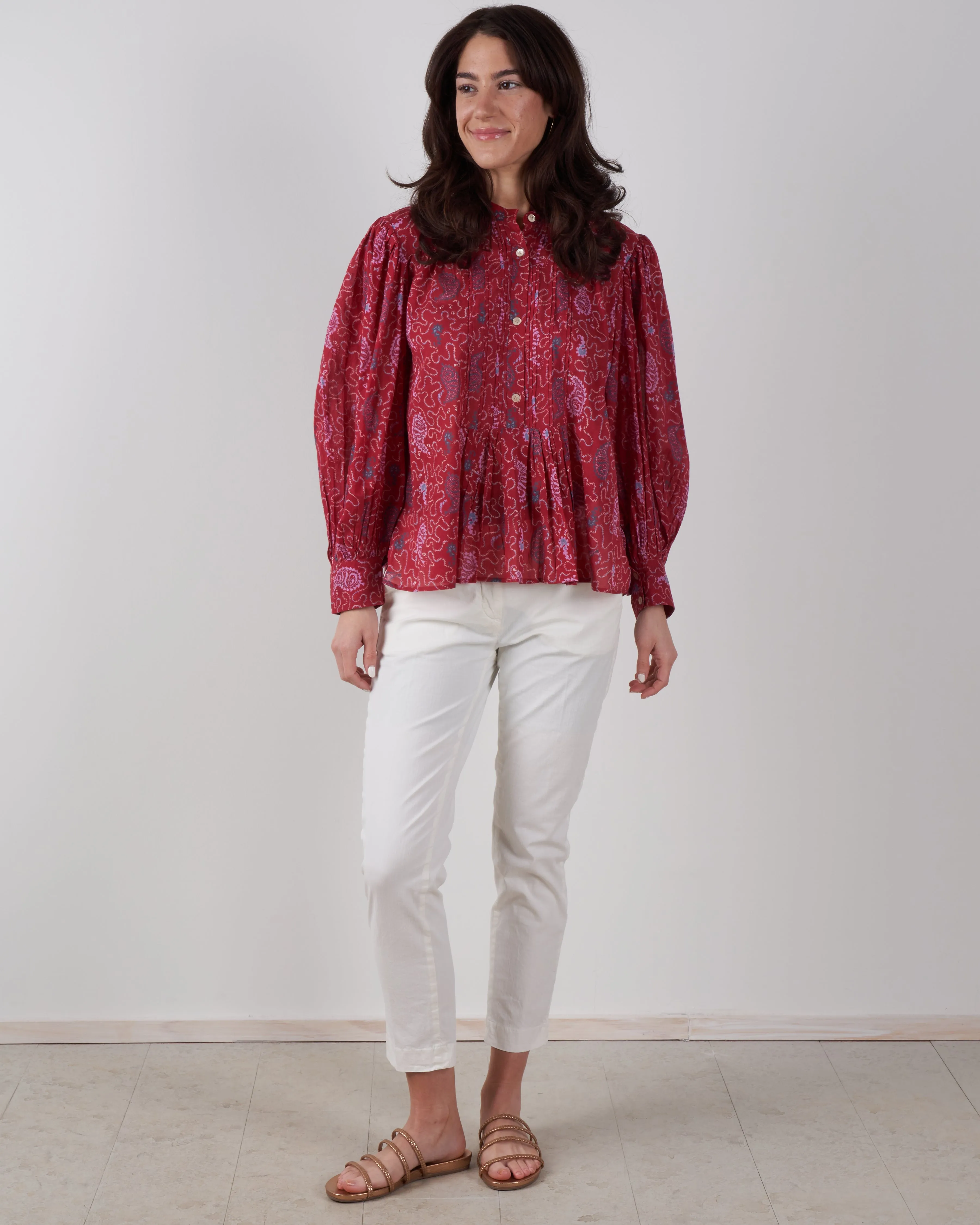 adigra shirt - red