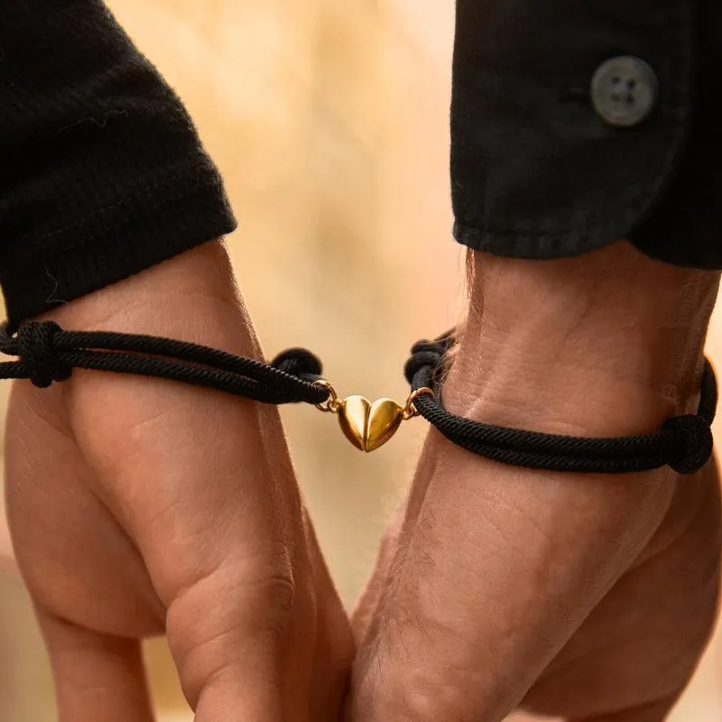 Adjustable Magnetic Bracelet Set – A Gift For Togetherness