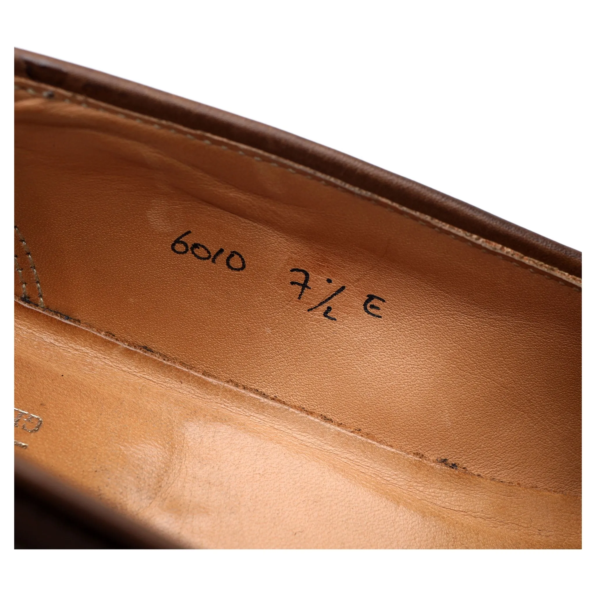 'Adrian' Brown Leather Tassel Loafers UK 7.5 E