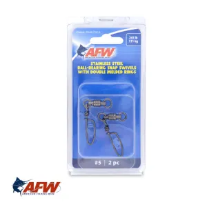 AFW Stainless Steel Ball Bearing Snap Swivel