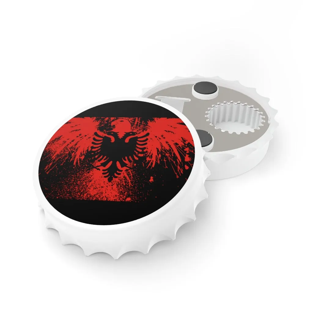 Albanian Flag Symbol Bottle Opener