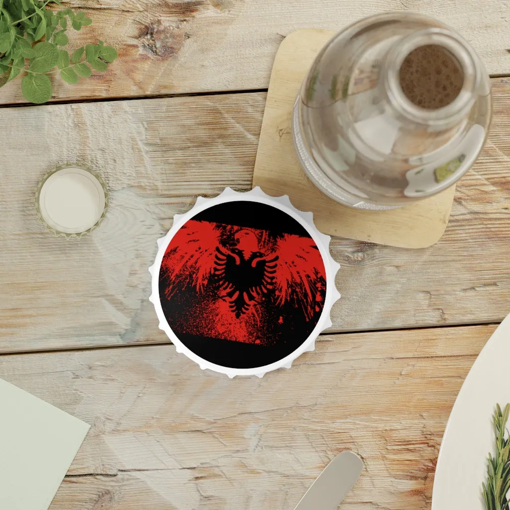 Albanian Flag Symbol Bottle Opener