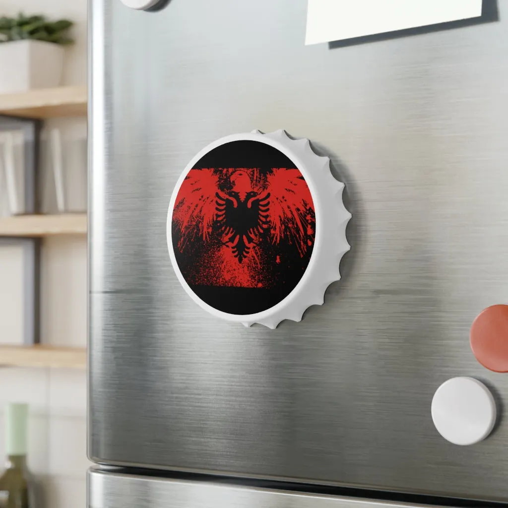 Albanian Flag Symbol Bottle Opener