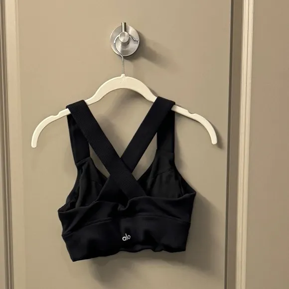 Alo Emulate Bra, Black