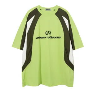 American Contrast Letter T-shirt