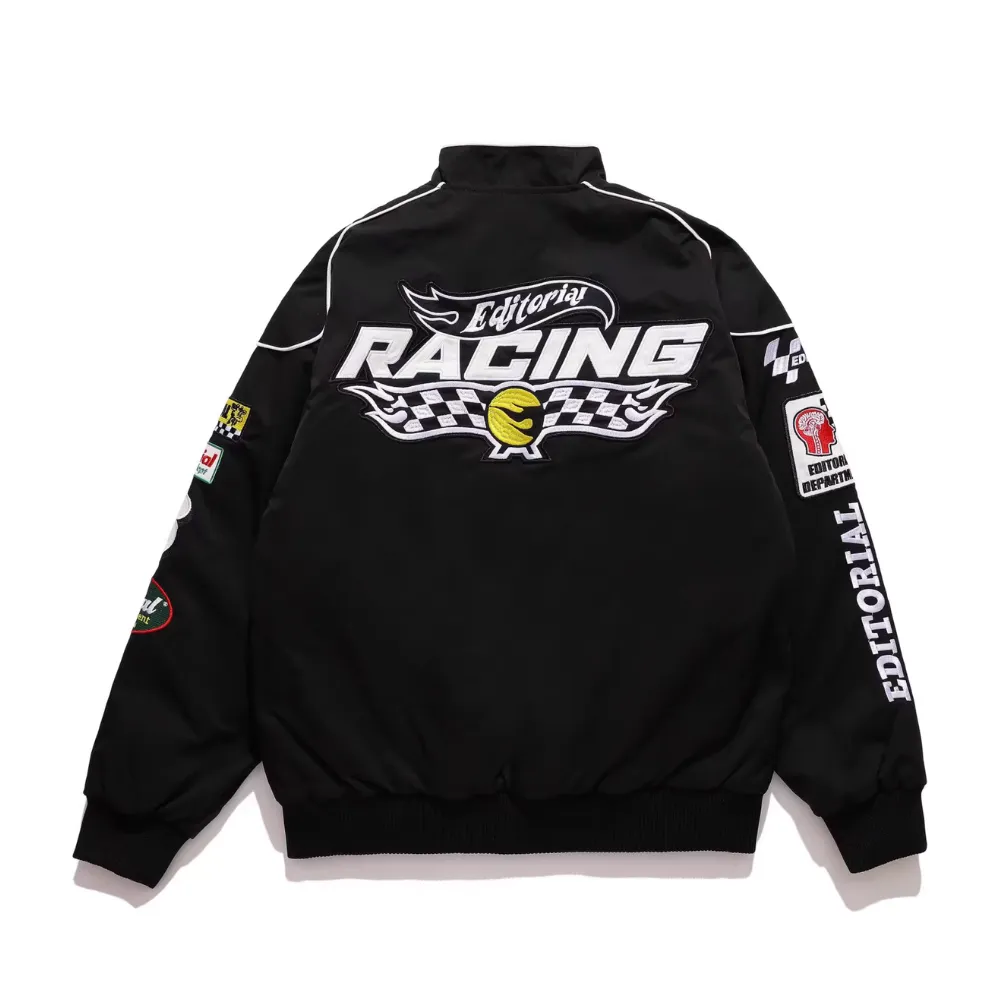 American Street Alphabet Biker Jacket