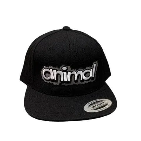 Animal Bikes Bubbles Snapback Cap Black