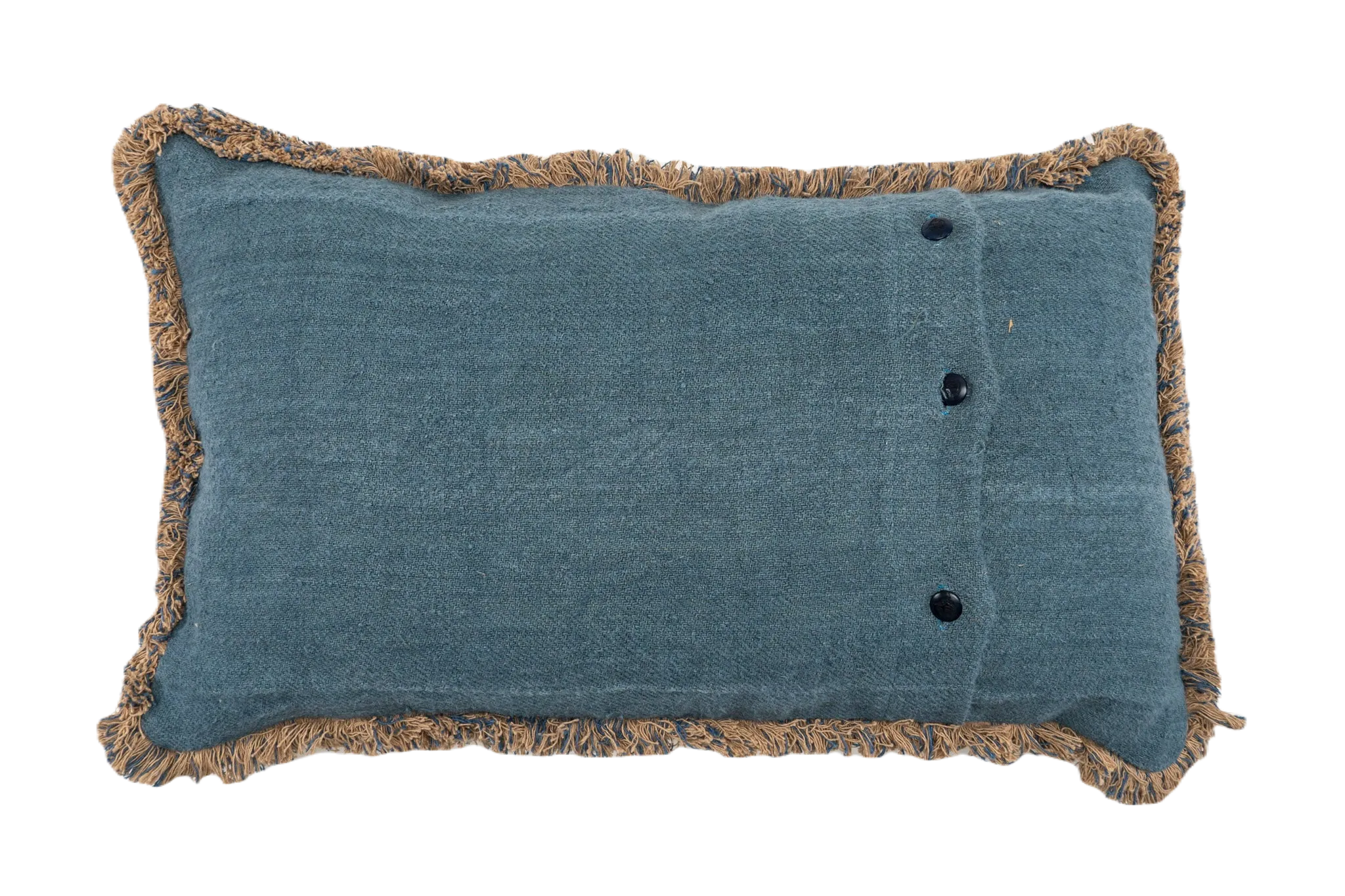 Antique Hungarian Handwoven Hemp Pillow – Rustic, Unique & Timeless Decor