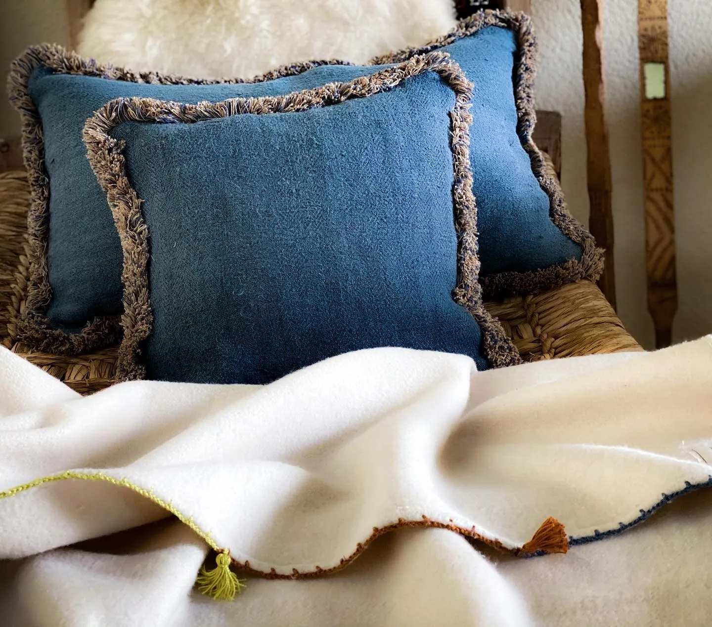 Antique Hungarian Handwoven Hemp Pillow – Rustic, Unique & Timeless Decor