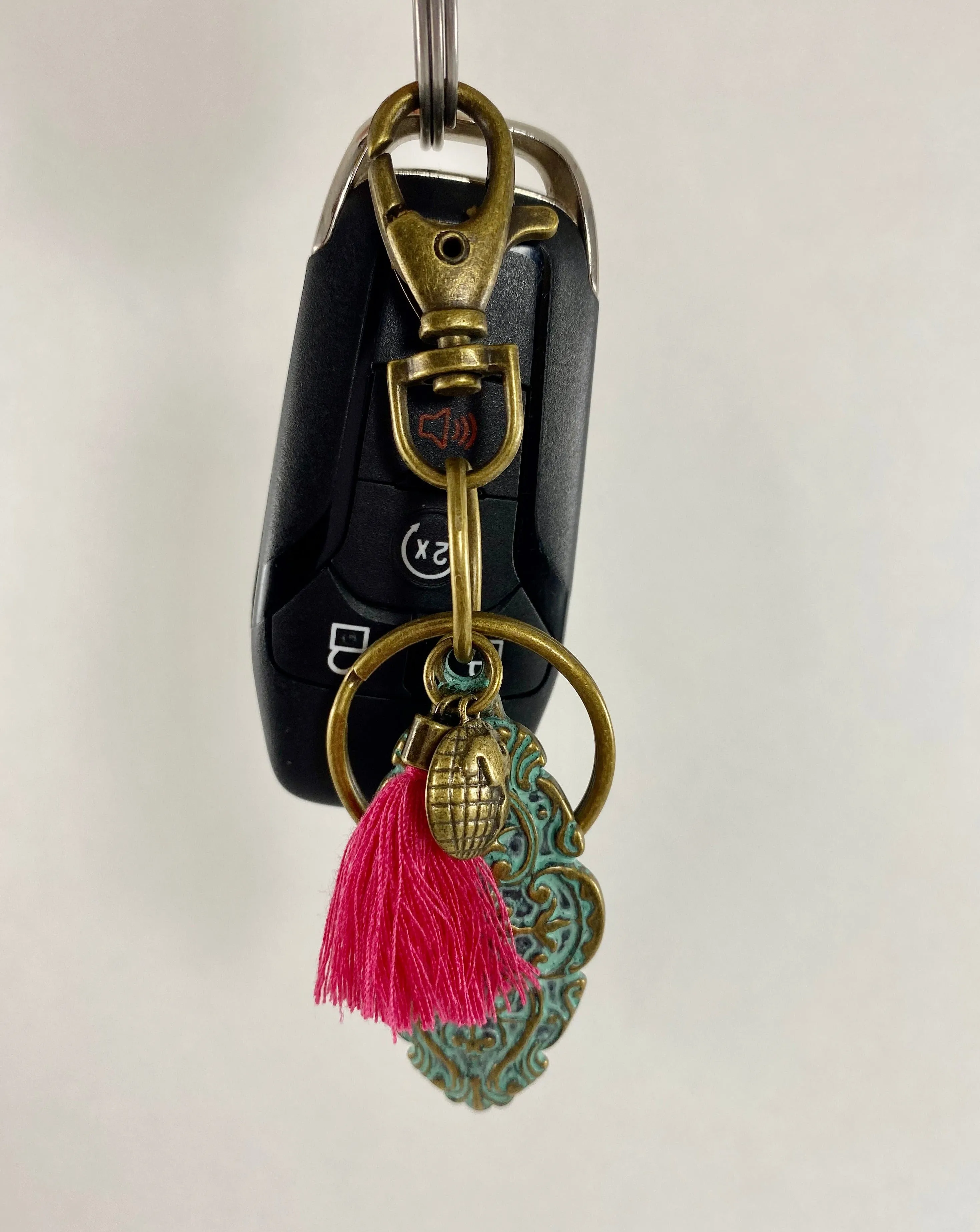 Antique Turquoise Keychain