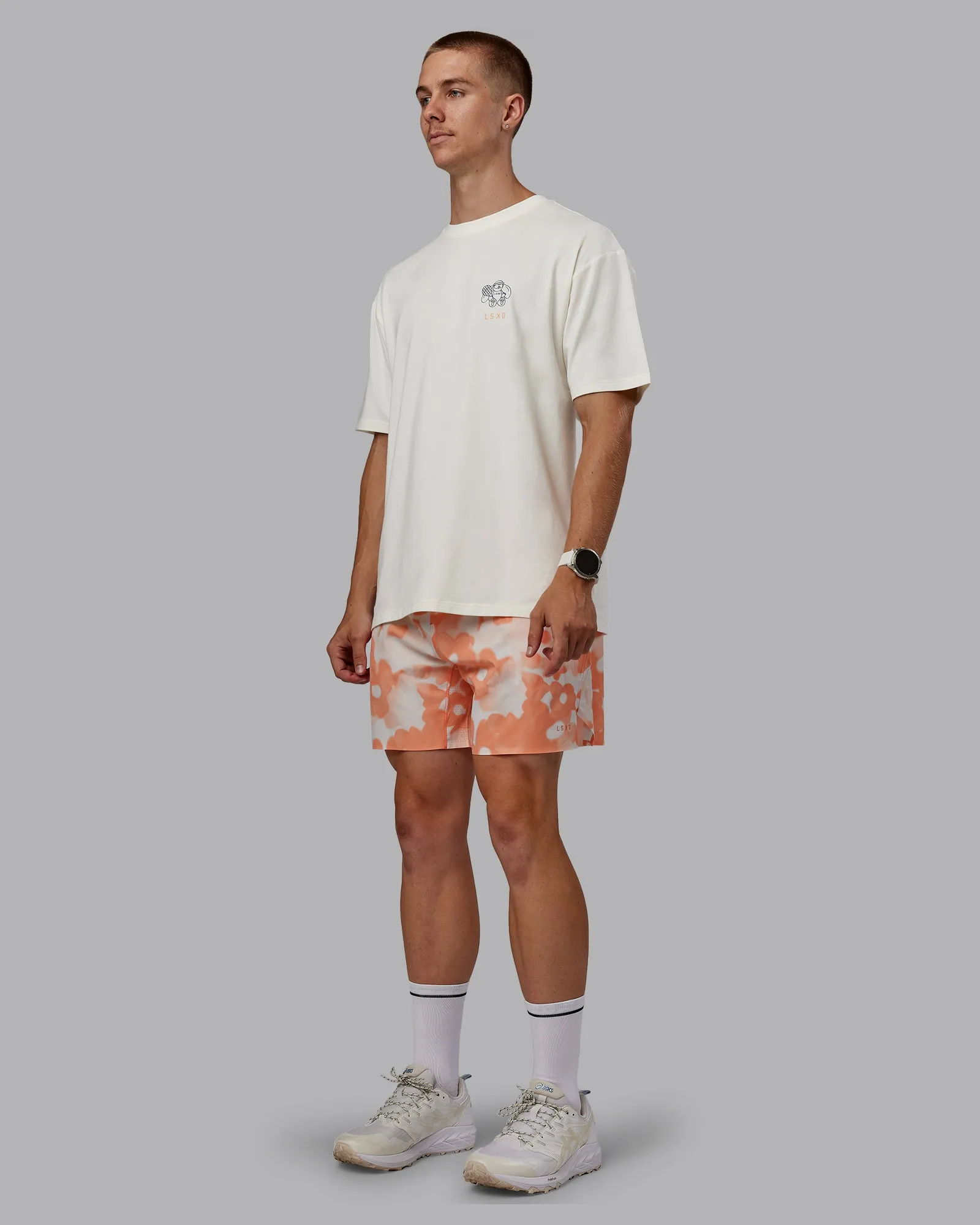 Appreciate the Small Things FLXCotton Oversized Tee - Off White-Cantaloupe
