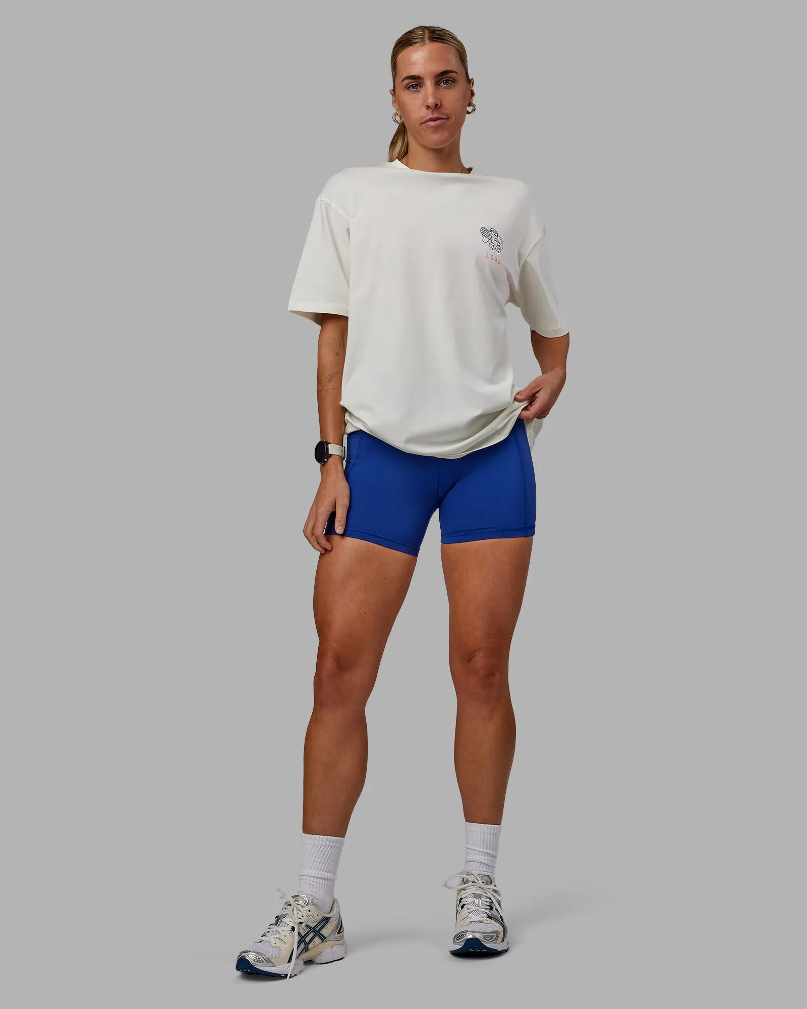 Appreciate the Small Things FLXCotton Oversized Tee - Off White-Cantaloupe