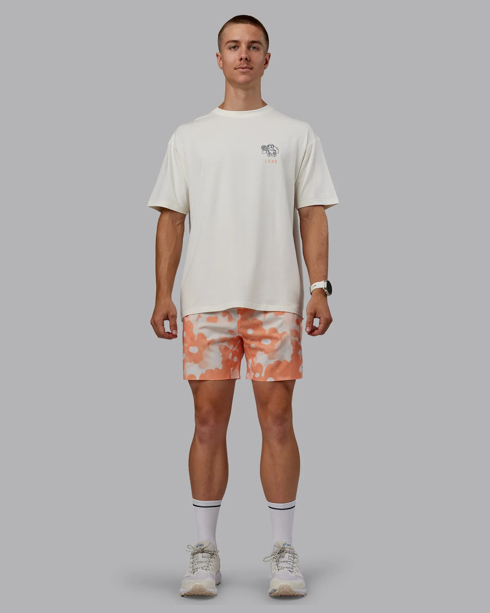 Appreciate the Small Things FLXCotton Oversized Tee - Off White-Cantaloupe