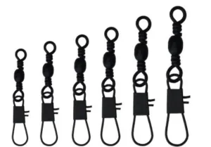 Asari Barrel Swivel with Snap Black